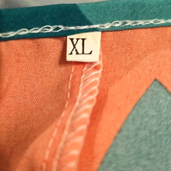 NWOT Temu Polychrome cover up/Tunic Sleeveless long hem XL - Picture 11 of 12